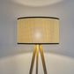 Vloerlamp TRIPTIK - naturel - kunststof