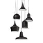 Hanging lamp PENGAN - black - metal