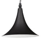 Hanging lamp PENGAN - black - metal