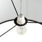 Hanglamp SAYA - zwart - kunststof