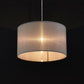 Hanglamp SAYA - grijs - kunststof