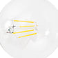 Gloeilamp BULBO LED - transparant - glas