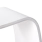Stool MITCH - white - wood