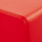 Poef - rood - kunstleer