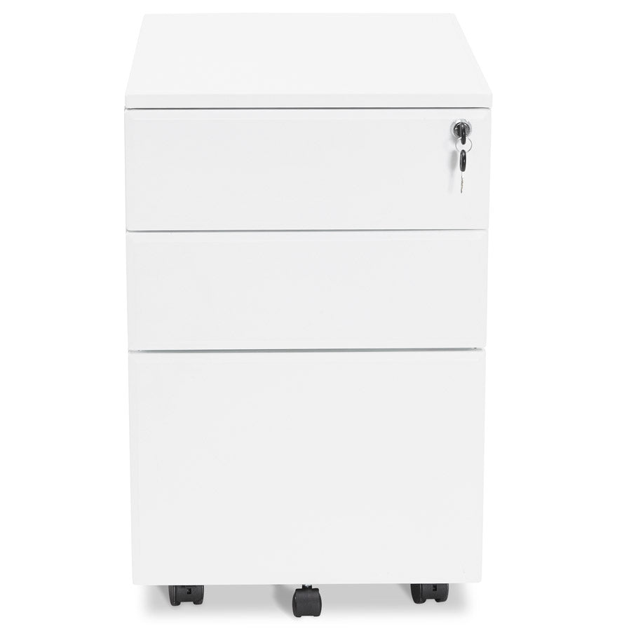 Drawer unit OFFICIO - white - metal