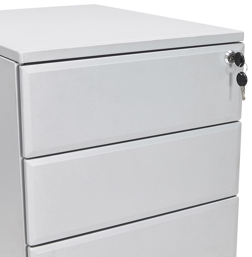 Drawer unit OFFICIO - gray - metal