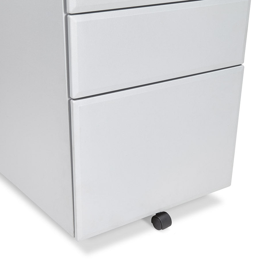 Drawer unit OFFICIO - gray - metal