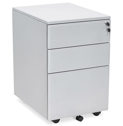 Drawer unit OFFICIO - gray - metal