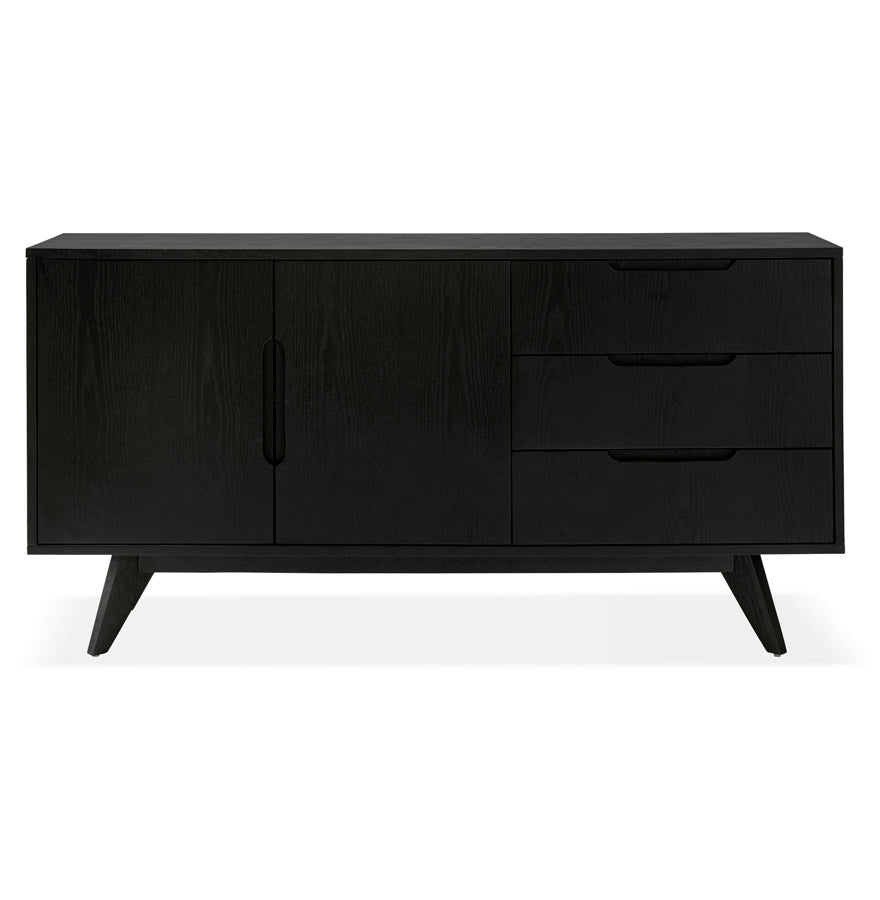 Sideboard TRAA – Schwarz – Holz