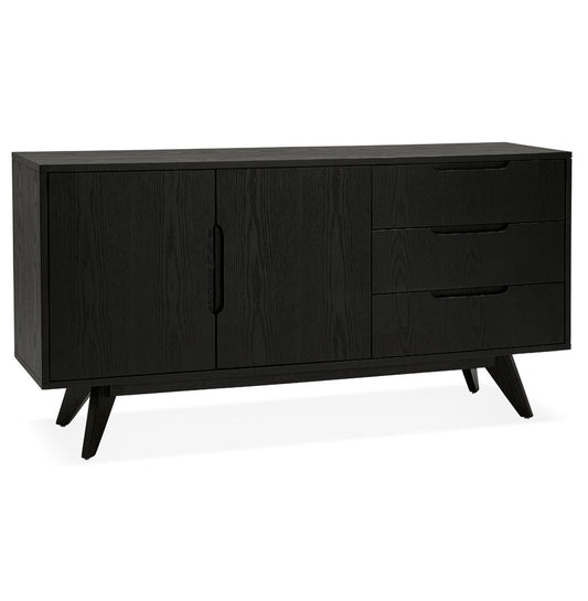 Sideboard TRAA – Schwarz – Holz