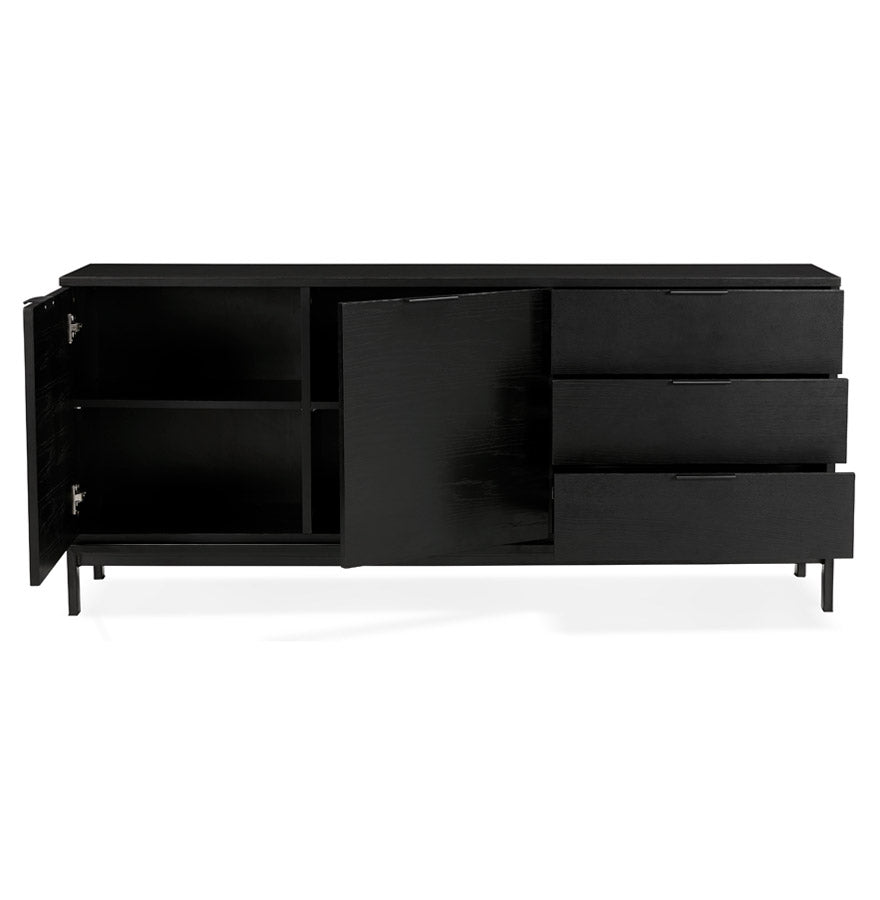 Sideboard STADA - Schwarz - Holz