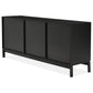 Dressoir STADA - zwart - hout