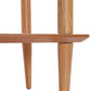 Opbergmeubel legplanken BRETO - naturel - hout