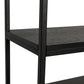 Opbergmeubel legplanken ESTANTE - zwart - hout