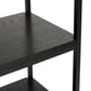 Opbergmeubel legplanken ESTANTE - zwart - hout