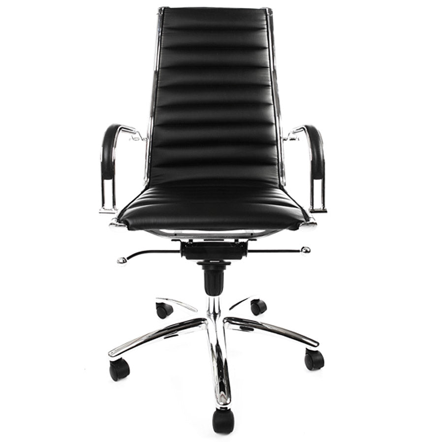 Office chair TORINO - black - imitation leather