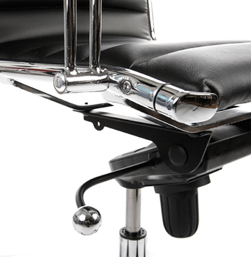 Office chair TORINO - black - imitation leather