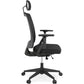 Office chair OFFICE - black - fabric