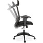 Office chair REGLO - black - fabric