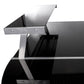 Desk DELO - black - glass