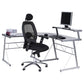 Desk DELO - black - glass