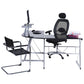 Desk DELO - black - glass