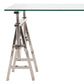 Desk - transparent - glass