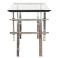 Desk - transparent - glass