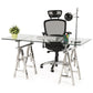 Desk - transparent - glass