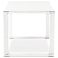 Desk WARNER - white - glass