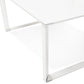 Desk WARNER - white - glass