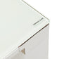 Desk WARNER - white - glass