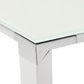 Desk WARNER - white - glass