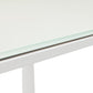 Desk WARNER - white - glass