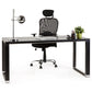 Desk WARNER - black - wood