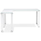 Desk WARNER - white - glass