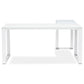 Desk WARNER - white - glass
