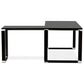 Desk WARNER - black - wood