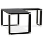 Desk WARNER - black - wood