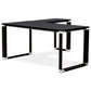 Desk WARNER - black - wood