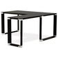 Desk WARNER - black - glass