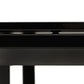 Desk WARNER - black - glass