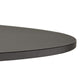 Desk KONRAD - black - wood