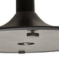 Desk KONRAD - black - wood
