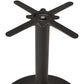 Desk KONRAD - black - wood