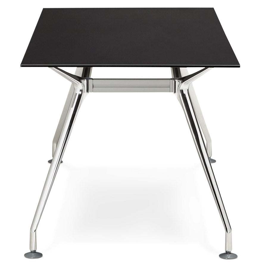 Desk KRUSH - black - glass