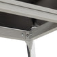Desk KRUSH - black - glass