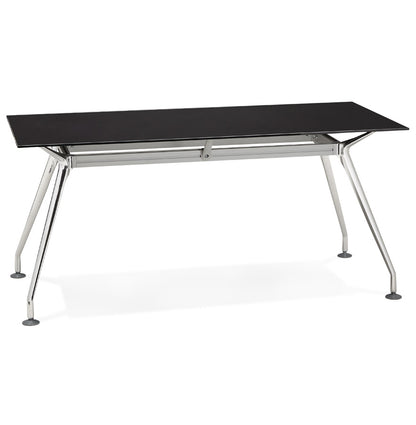 Desk KRUSH - black - glass