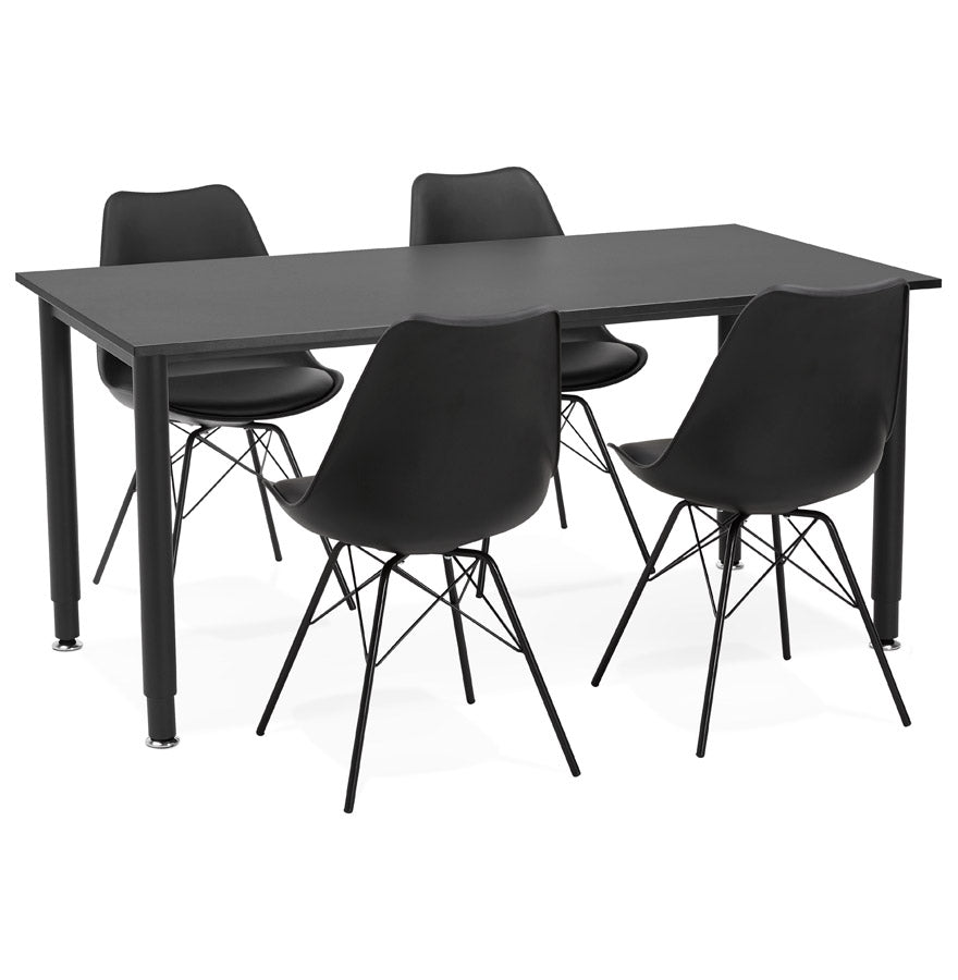 Desk BURO - black - wood