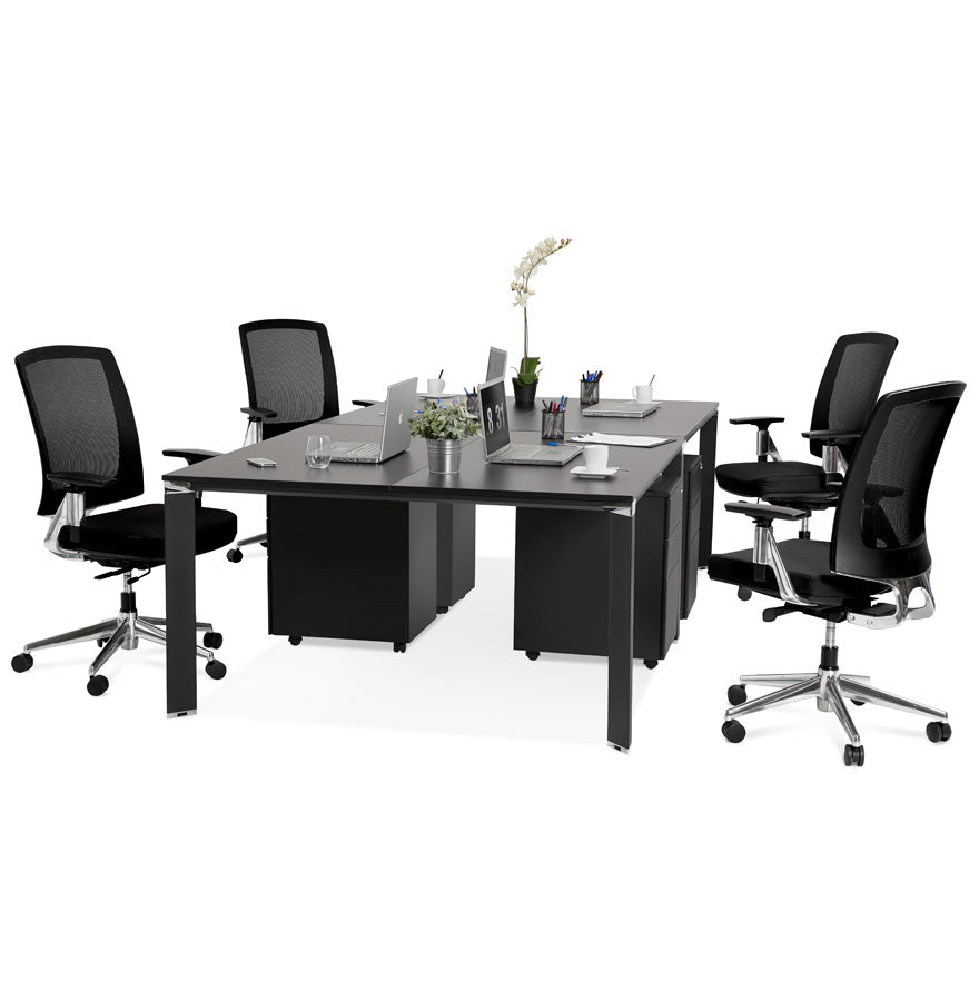 Desk EFYRA - black - wood